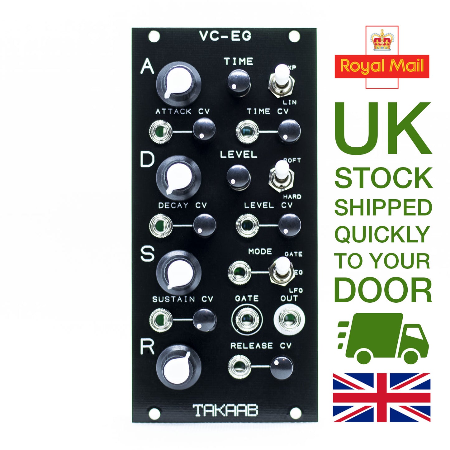Takaab VC-EG - Voltage Controlled Looping ADSR Envelope Generator (UK Stock FAST & FREE)