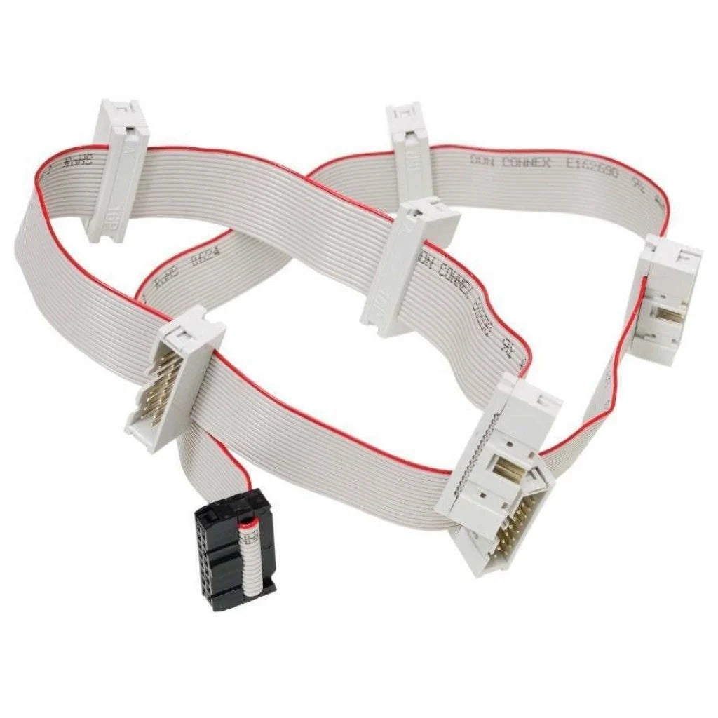 Eurorack Flying Bus Cable for modular synthesizer power distribution.