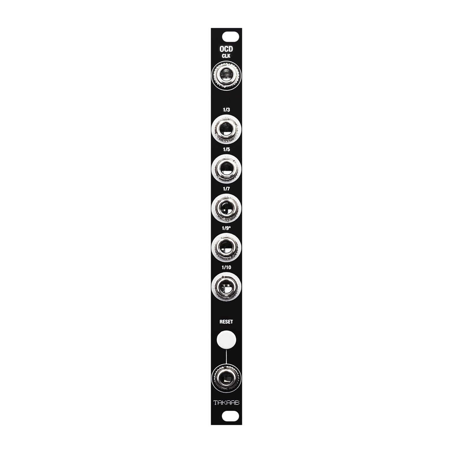 TAKAAB OCD - Odd Clock Divider - Front panel view