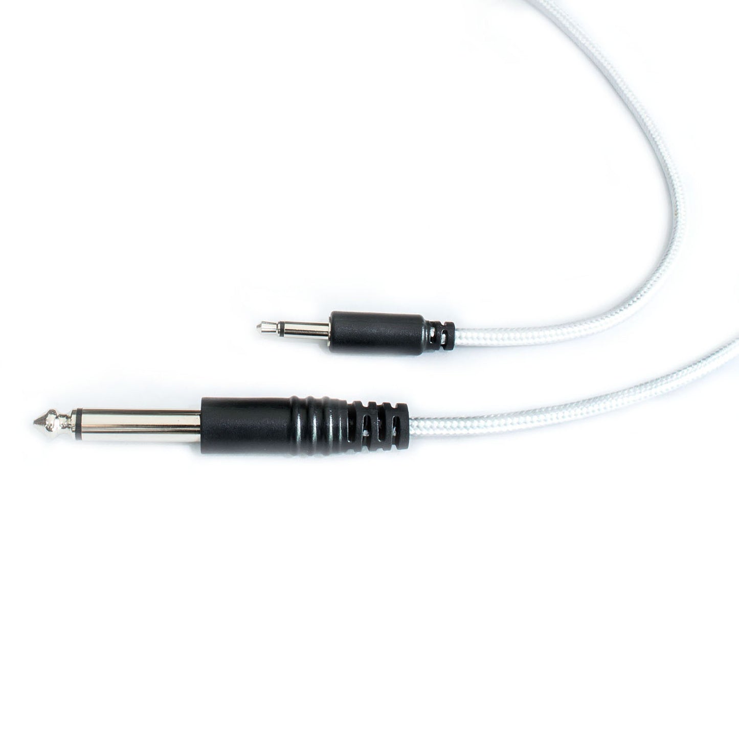 Flexible Nylon Braided Mono 3.5mm-6.35mm Adapter Cable (3 pcs)
