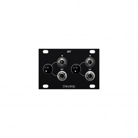 ซื้อ TAKAAB 2AT 1U - Dual Passive Attenuator Eurorack Synthesizer Module (Black, Pre Assembled, 12hp) ออนไลน์
