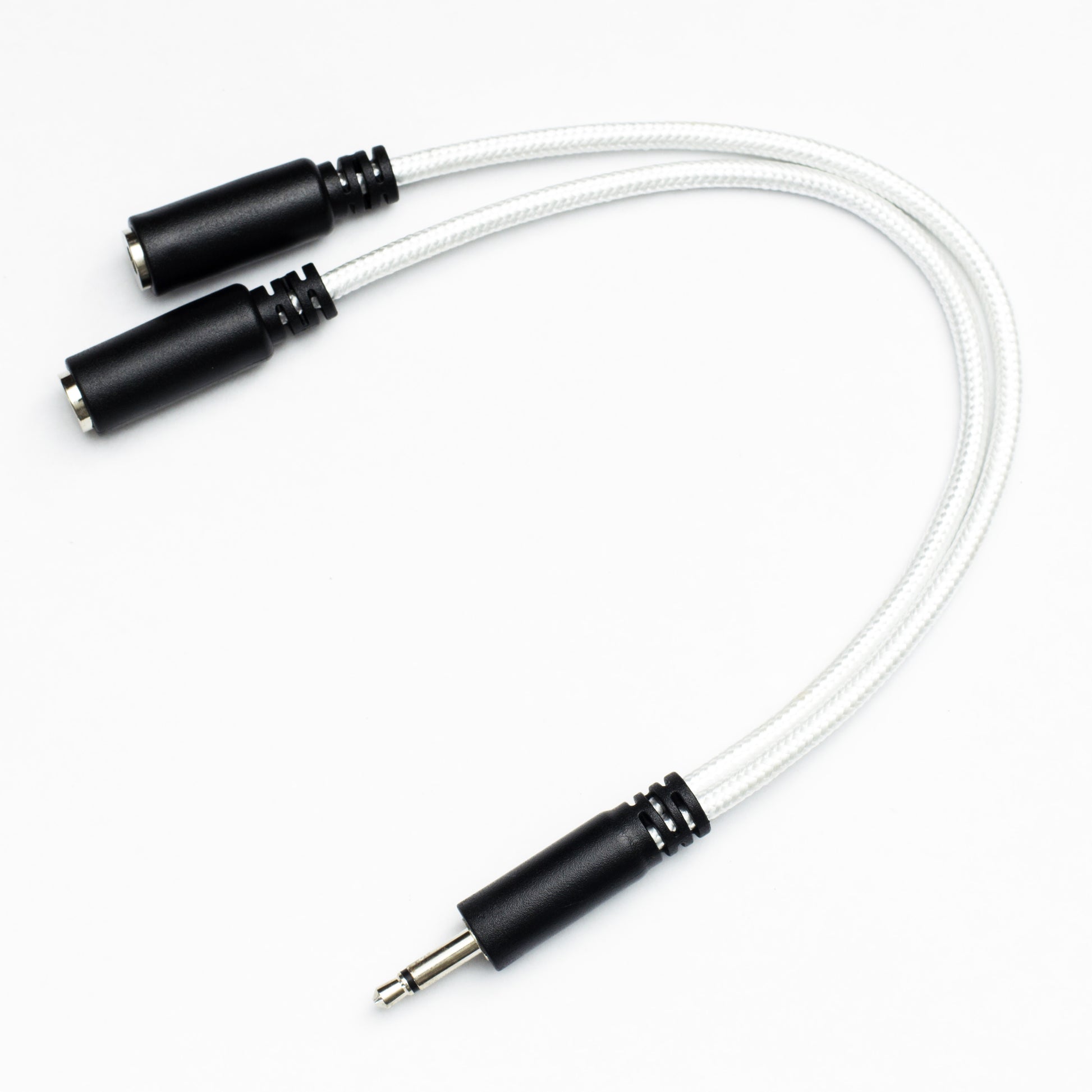 Flexible Nylon Braided Mono 'Y' Multiple Cable for eurorack modular sunthesizers