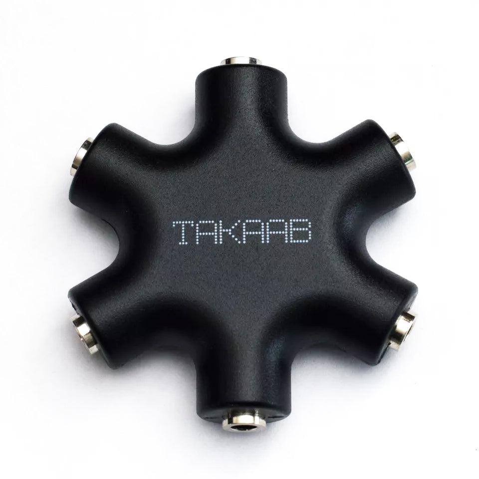 Takaab BUG - Mono/Stereo Signal Splitter / 0HP 1:5 Passive Multi (1 pc) - Front panel view