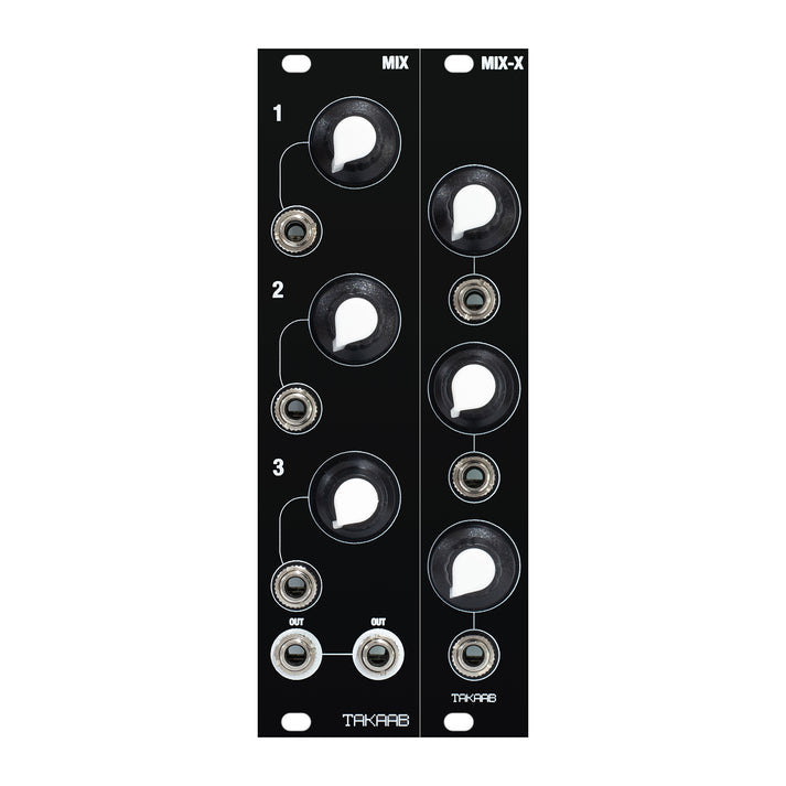 Takaab MIX + MIX-X Expanded 6-Channel AC/DC Mixer Bundle – Siam Modular
