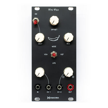 Voxmachina KRA PAO Resonant Low Pass Gate - Front panel view