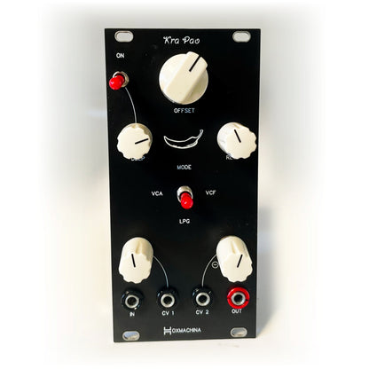 Voxmachina KRA PAO Resonant Low Pass Gate DIY PCB Kit  - Front panel view