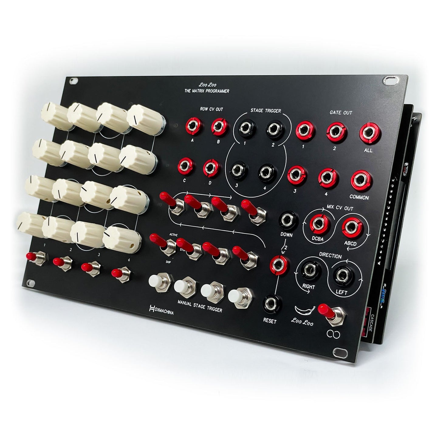 Voxmachina LEO LEO Matrix Sequencer DIY PCB Kit - Front panel view