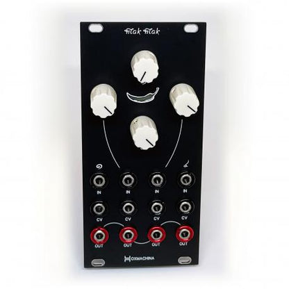 Voxmachina MAK MAK Quad VCA / Attenuator / Mixer DIY PCB Kit - Front panel view